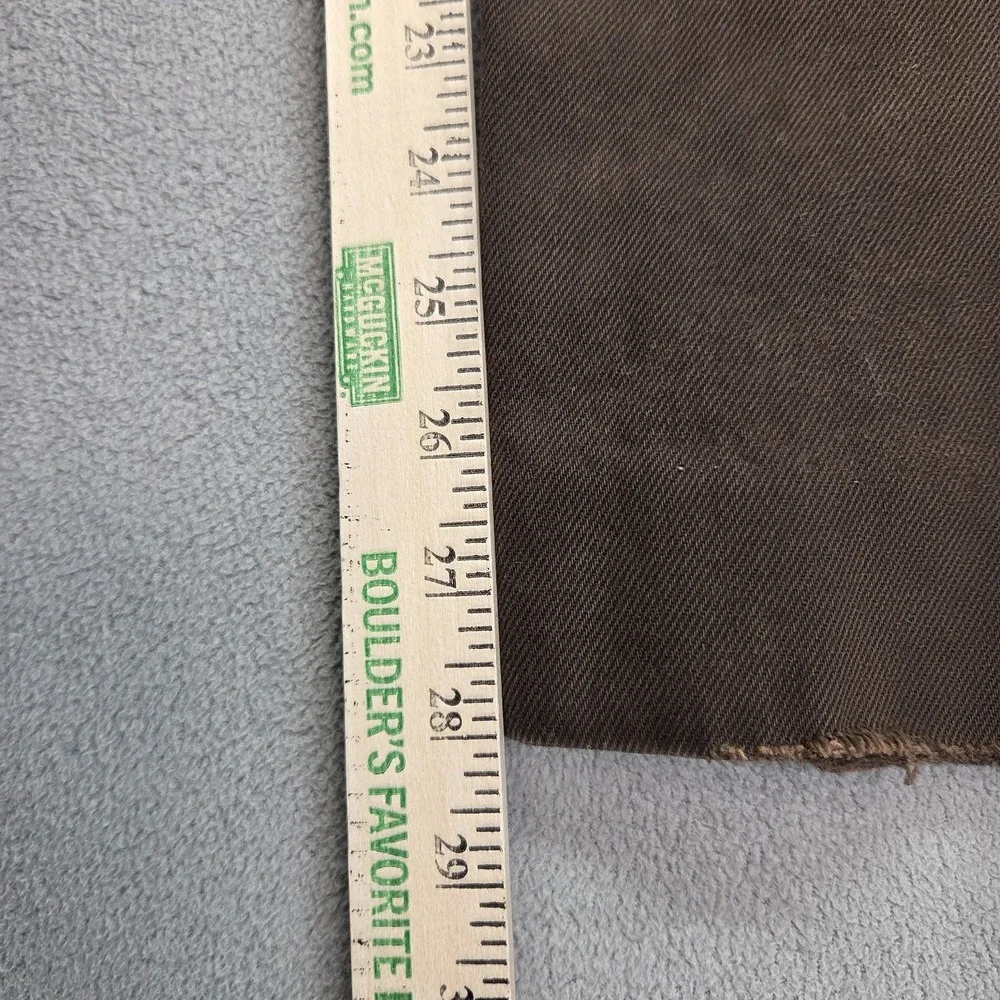 VTG Levis 501 Jeans Mens Brown Raw Hem Straight Denim Made USA 90s Fits 33x28